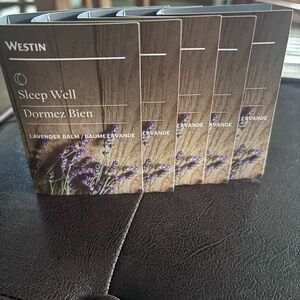 NEW Westin Sleep Well Aromatherapy Lavender Balm - Set of 5 Bottles